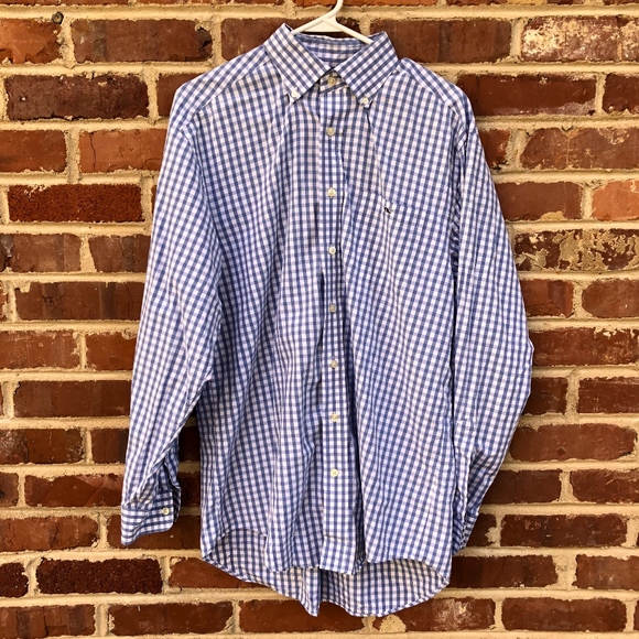 Vineyard Vines Other - Vineyard Vines Tucker Shirt Blue Gingham Medium
